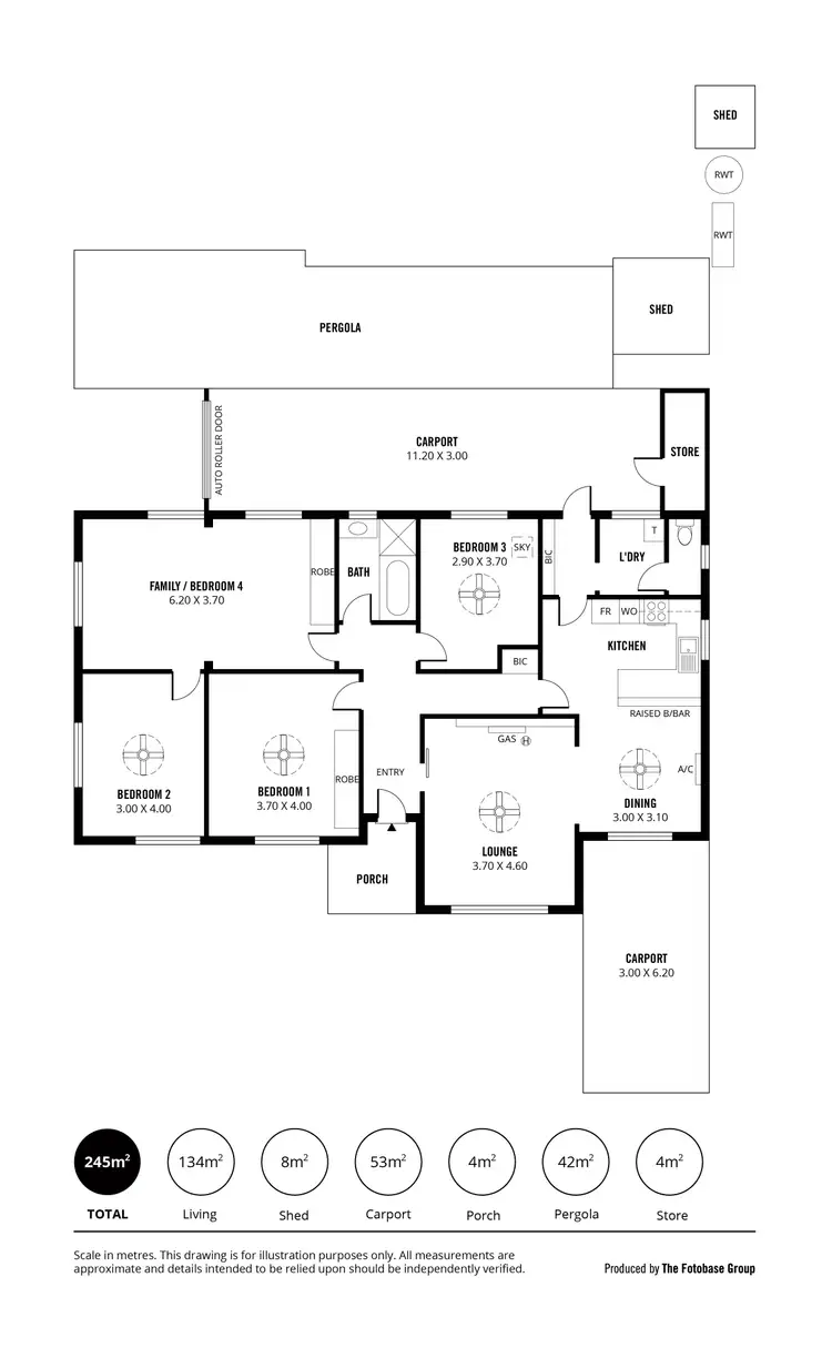 Floorplan of Homely house listing, 8 Raymel Crescent, Campbelltown SA 5074