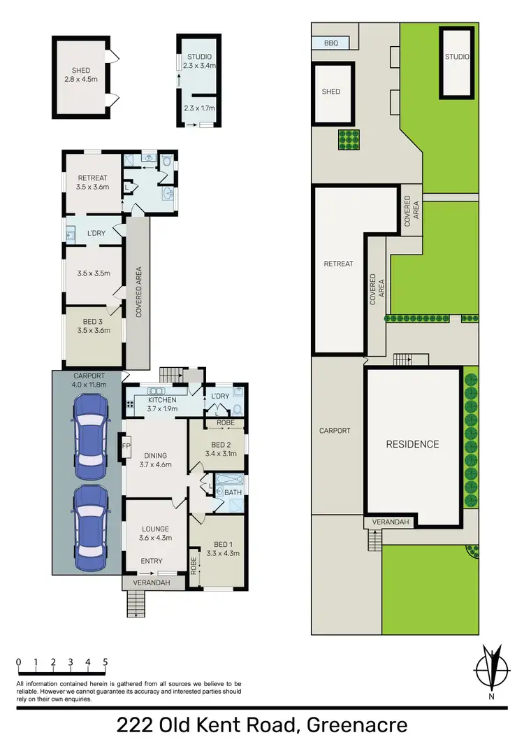 Floorplan of Homely house listing, 222 Old Kent Road, Greenacre NSW 2190