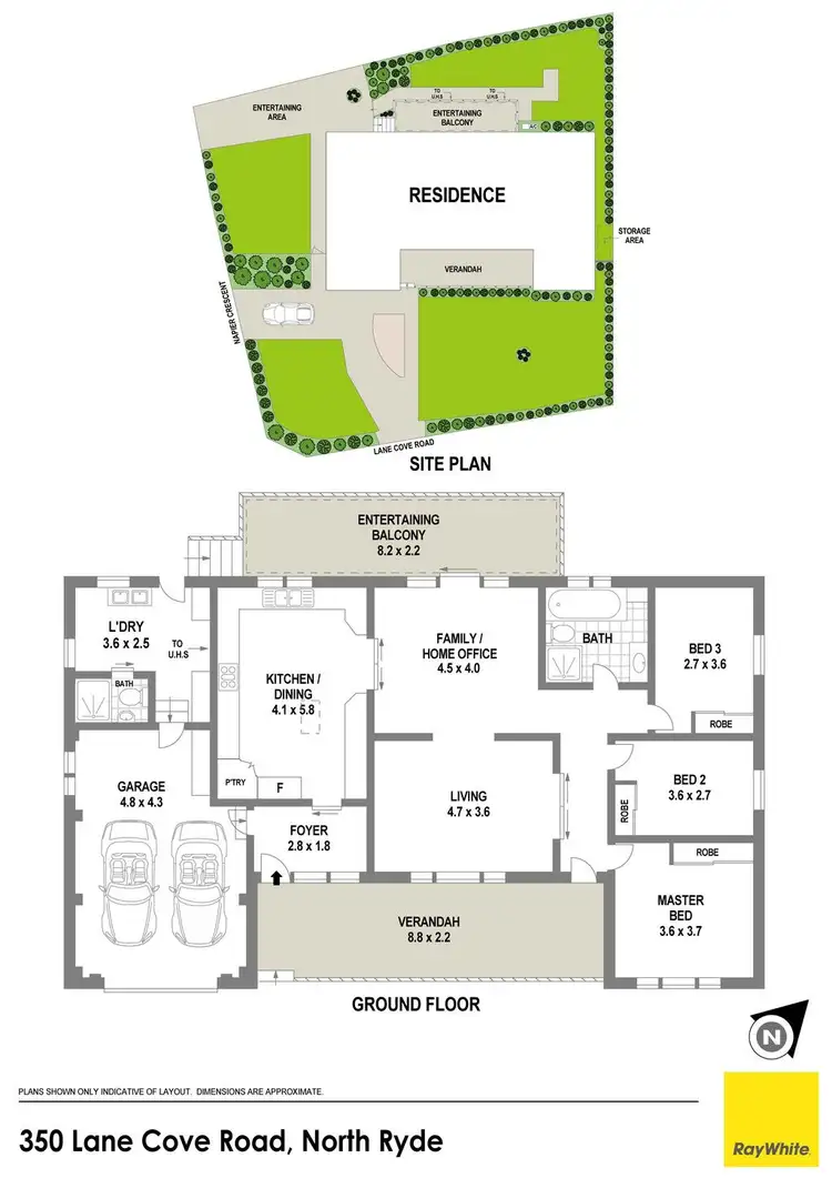 Floorplan of Homely house listing, 350 Lane Cove Road, North Ryde NSW 2113