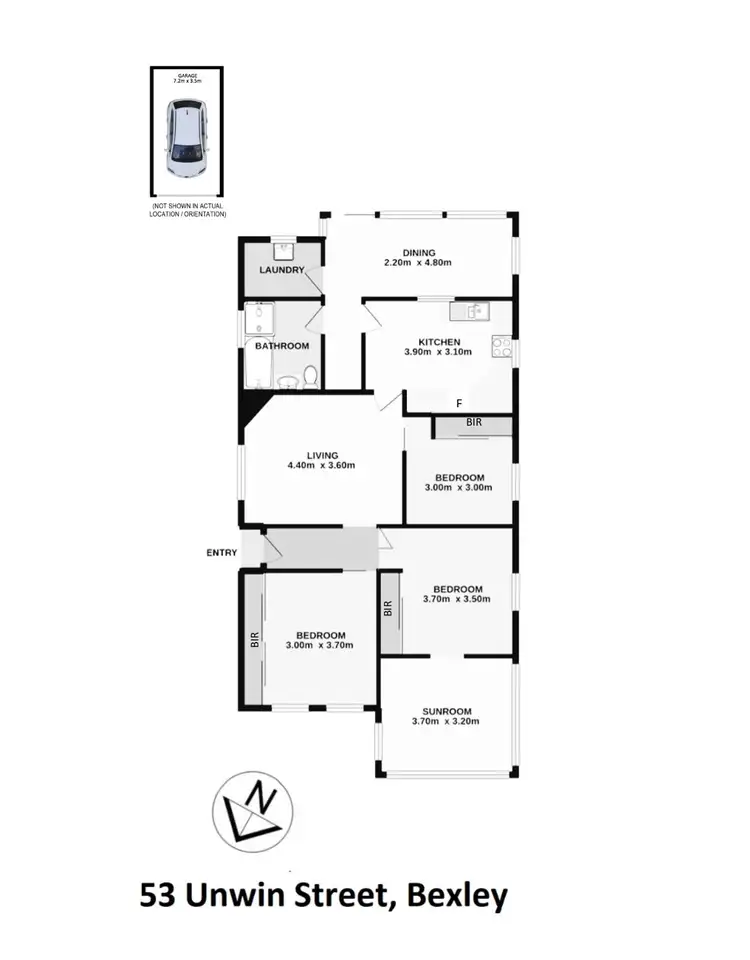 Floorplan of Homely house listing, 53 Unwin Street, Bexley NSW 2207