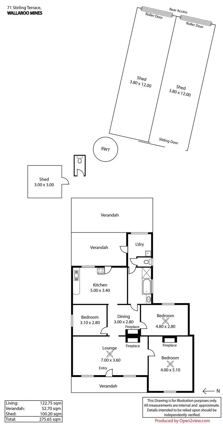 Floorplan of Homely house listing, 71 Stirling Terrace, Kadina SA 5554