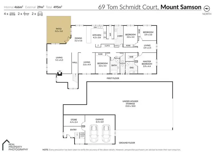 Floorplan of Homely house listing, 69 Tom Schmidt Court, Mount Samson QLD 4520