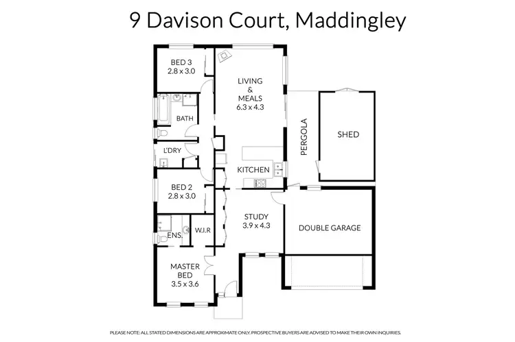 Floorplan of Homely house listing, 9 Davison Court, Maddingley VIC 3340