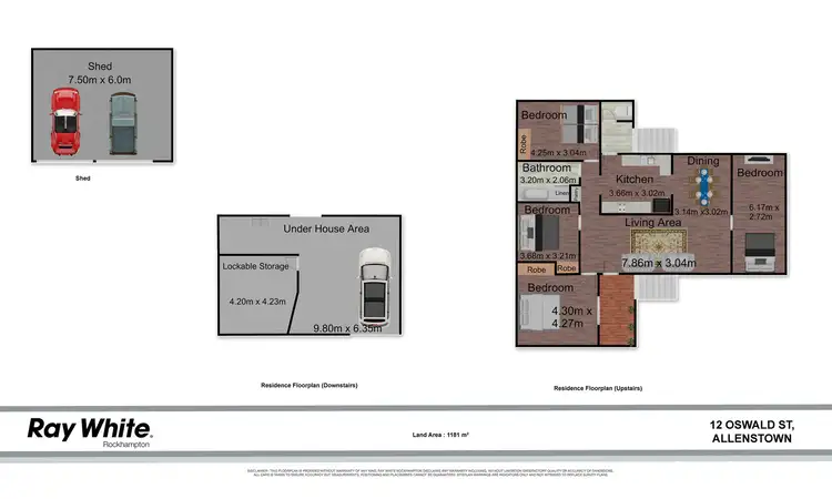 Floorplan of Homely house listing, 12 Oswald Street, Allenstown QLD 4700