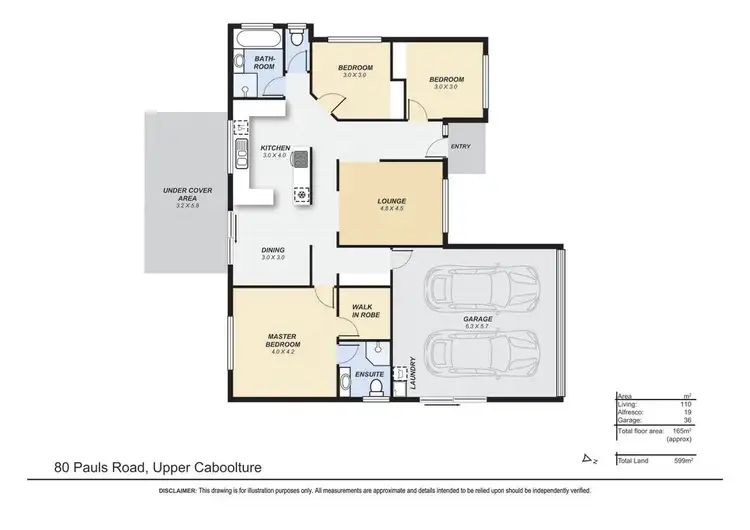 Floorplan of Homely house listing, 80 Pauls Road, Upper Caboolture QLD 4510