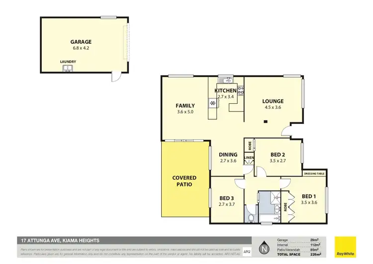 Floorplan of Homely house listing, 17 Attunga Avenue, Kiama Heights NSW 2533
