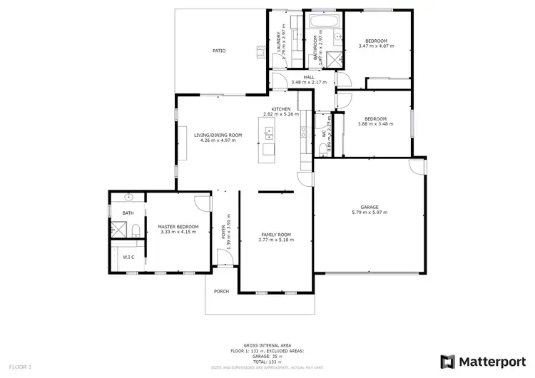 Floorplan of Homely house listing, 19 Acacia Street, Swan Hill VIC 3585