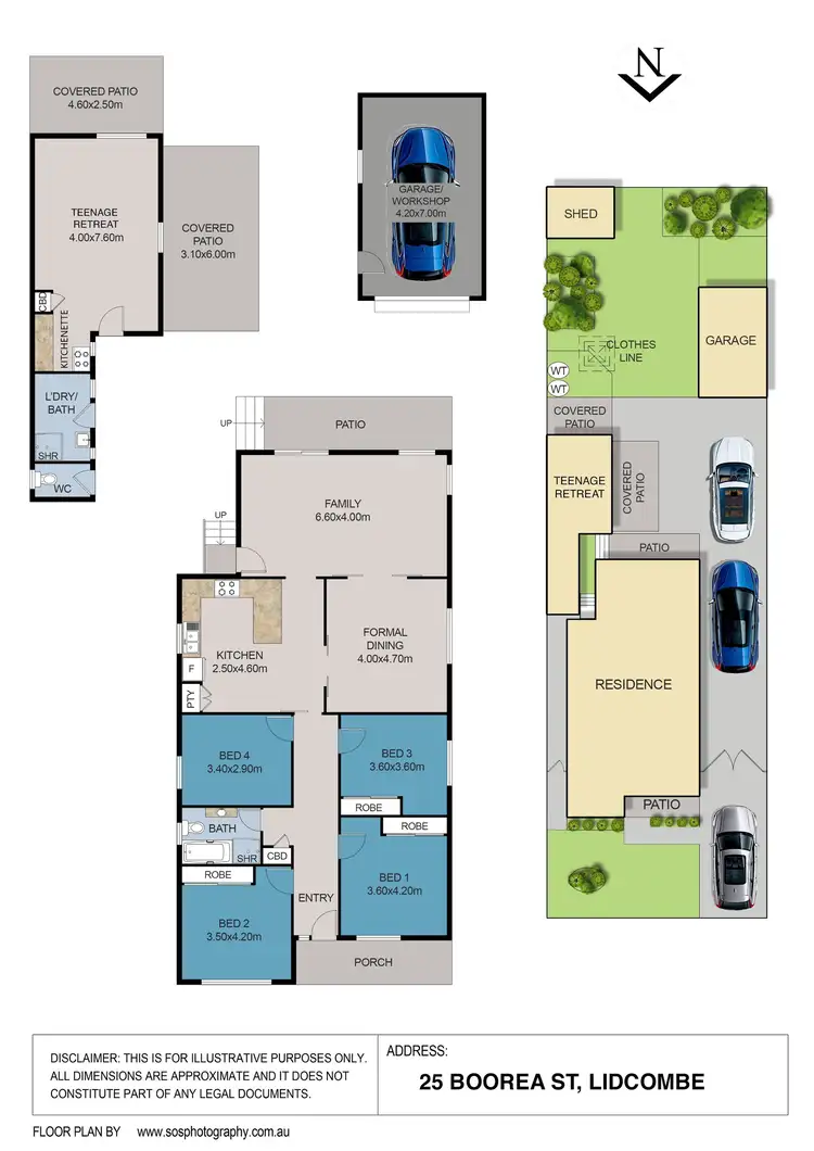 Floorplan of Homely house listing, 25 Boorea Street, Lidcombe NSW 2141