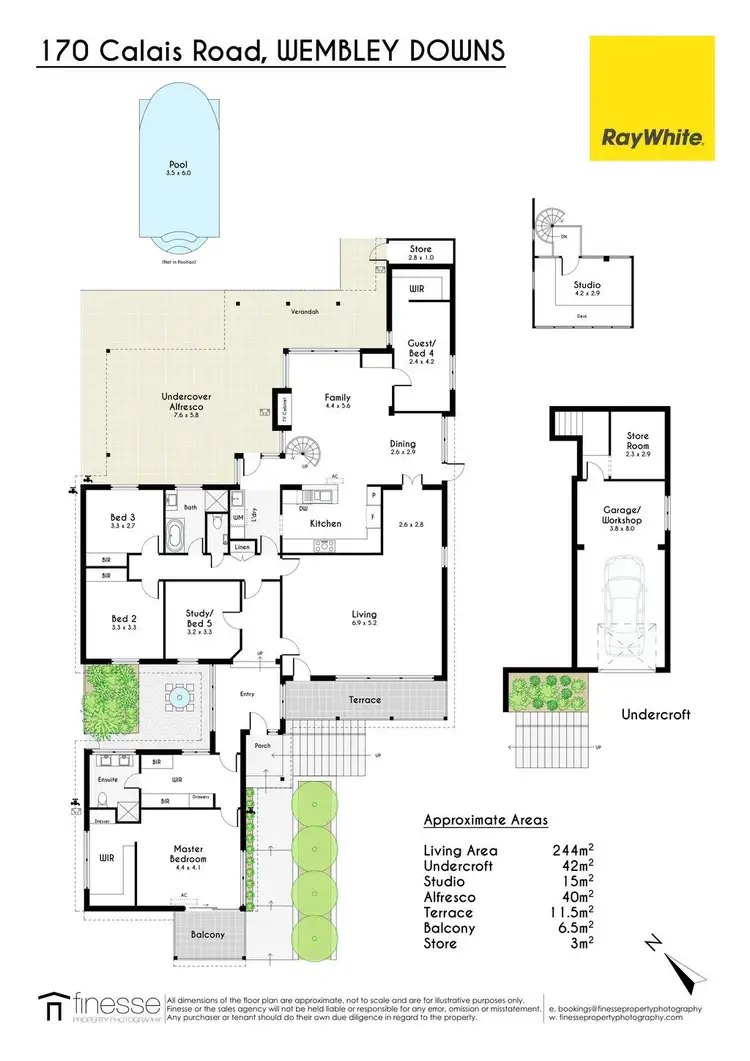 Floorplan of Homely house listing, 170 Calais Road, Wembley Downs WA 6019