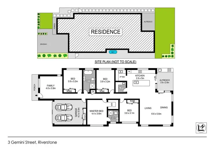 Floorplan of Homely house listing, 3 Gemini Street, Riverstone NSW 2765