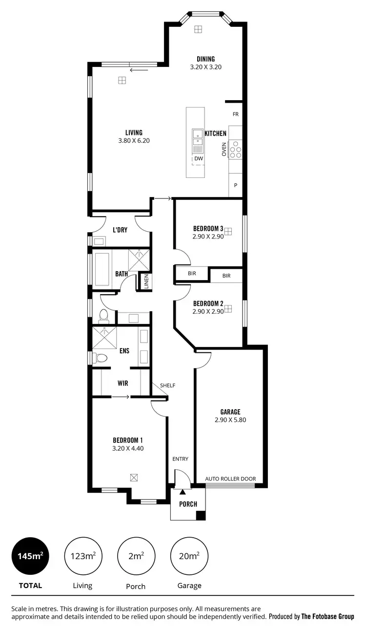 Floorplan of Homely house listing, 40 Castleton Street, Virginia SA 5120
