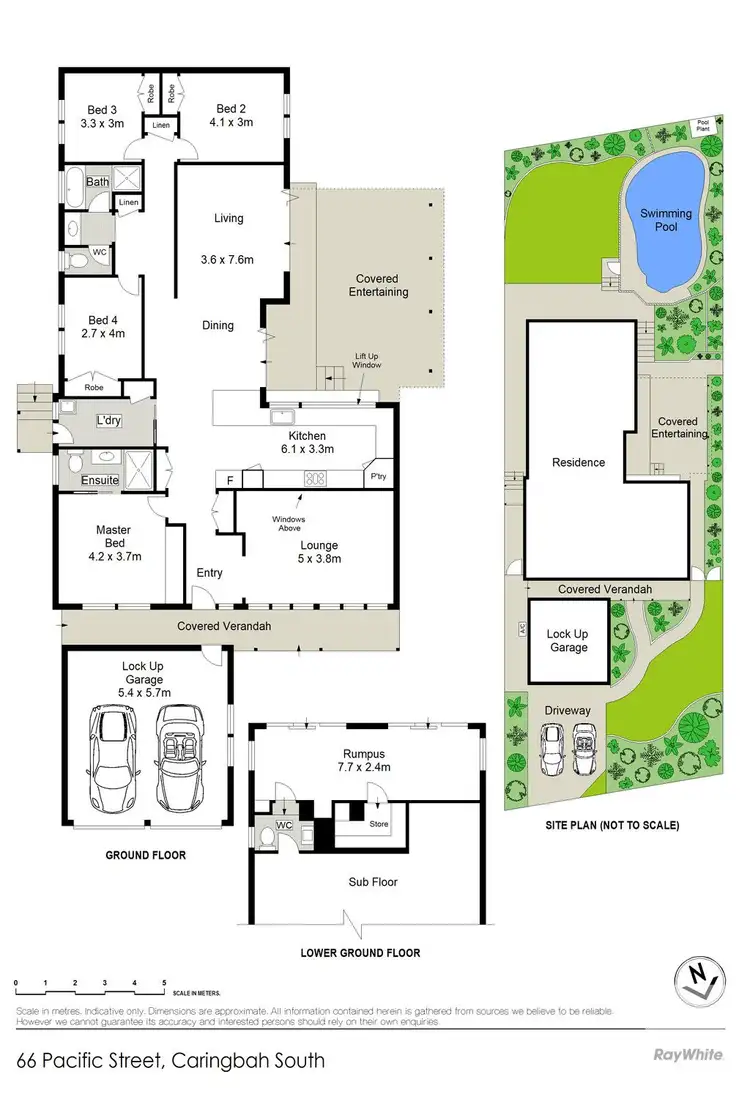 Floorplan of Homely house listing, 66 Pacific Street, Caringbah South NSW 2229