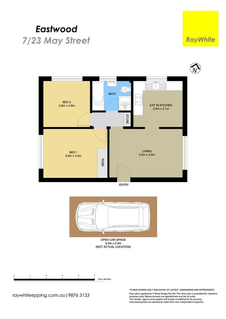 Floorplan of Homely unit listing, 7/23 May Street, Eastwood NSW 2122