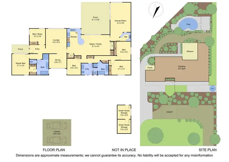 Floorplan of Homely house listing, 8 Frances Avenue, Yarra Glen VIC 3775