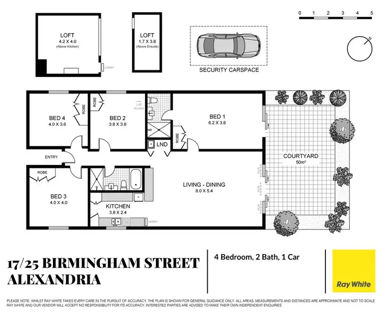 Floorplan of Homely apartment listing, 17/25 Birmingham Street, Alexandria NSW 2015