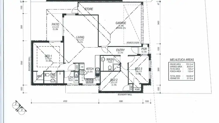 Floorplan of Homely house listing, 14 Borale Retreat, Darch WA 6065