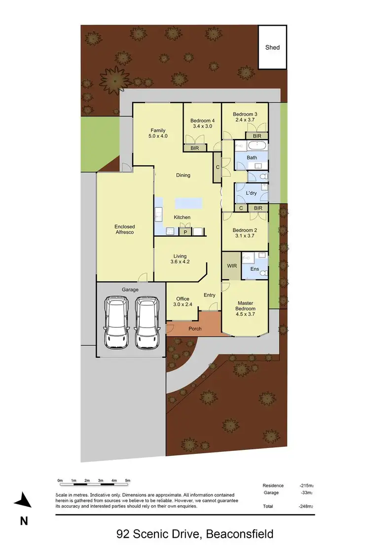Floorplan of Homely house listing, 92 Scenic Drive, Beaconsfield VIC 3807