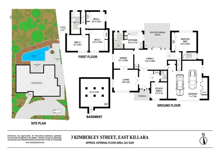 Floorplan of Homely house listing, 3 Kimberley Street, East Killara NSW 2071