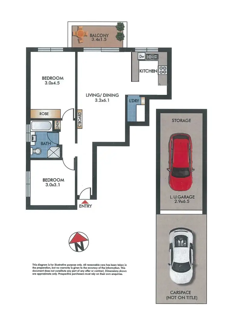 Floorplan of Homely apartment listing, 4/276 Birrell Street, Bondi NSW 2026