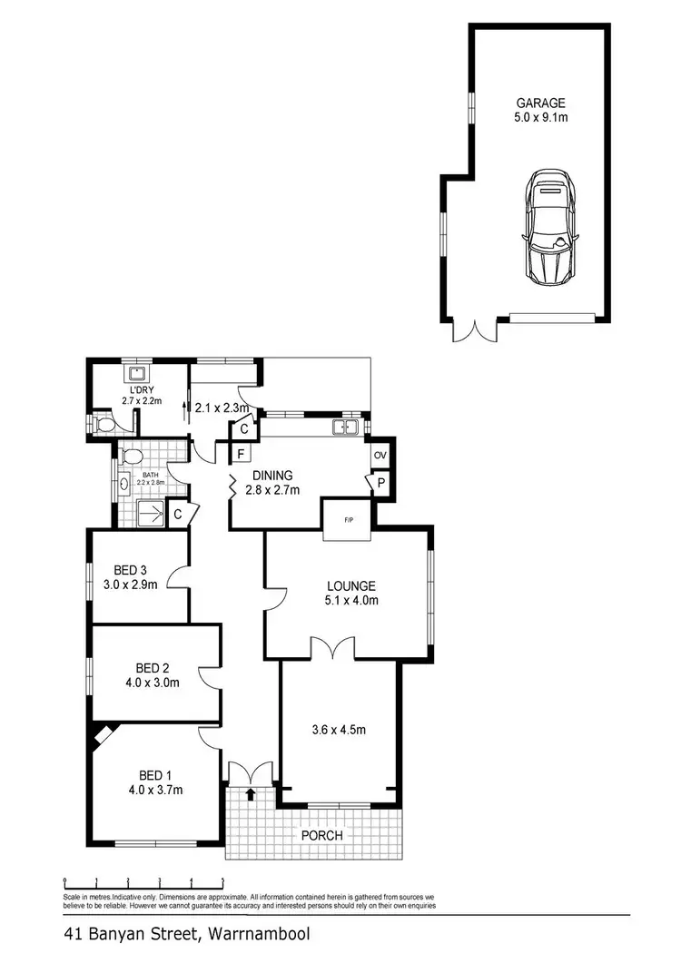 Floorplan of Homely house listing, 41 Banyan Street, Warrnambool VIC 3280