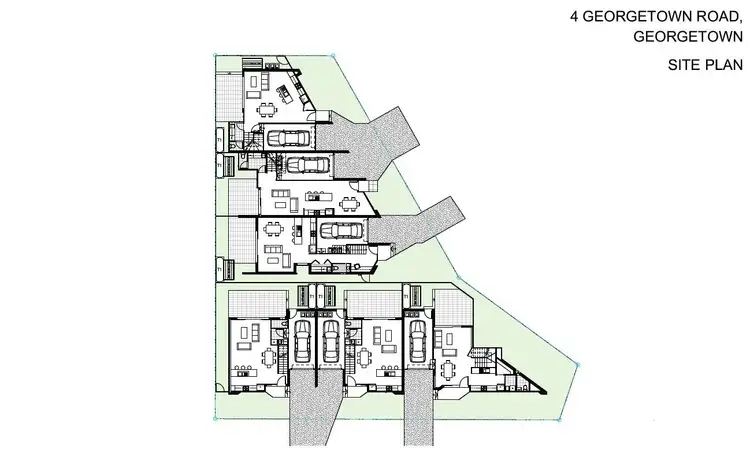 Floorplan of Homely townhouse listing, 2/4 Georgetown Road, Georgetown NSW 2298