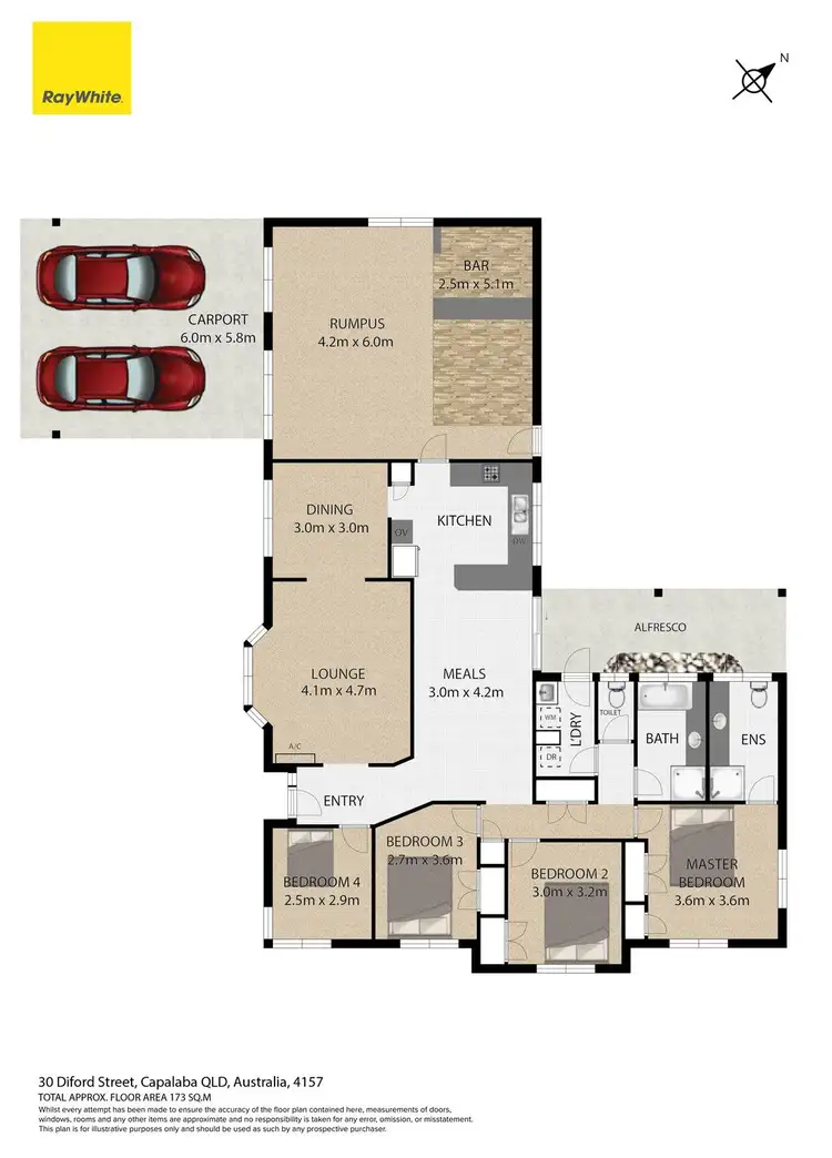 Floorplan of Homely house listing, 30 Diford Street, Capalaba QLD 4157
