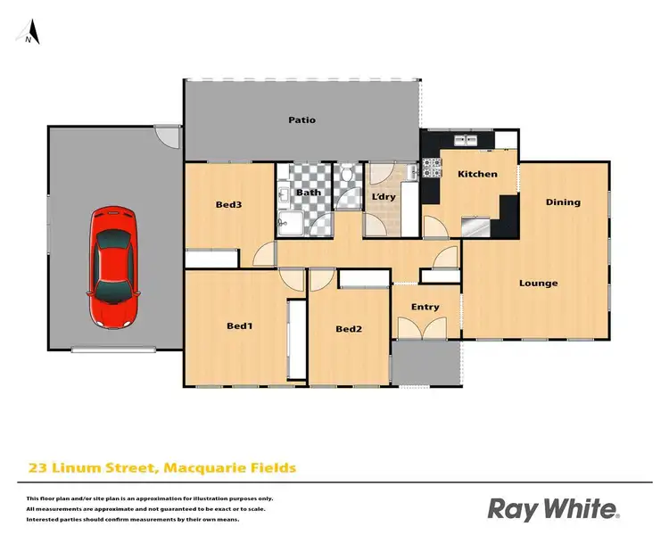 Floorplan of Homely house listing, 23 Linum Street, Macquarie Fields NSW 2564