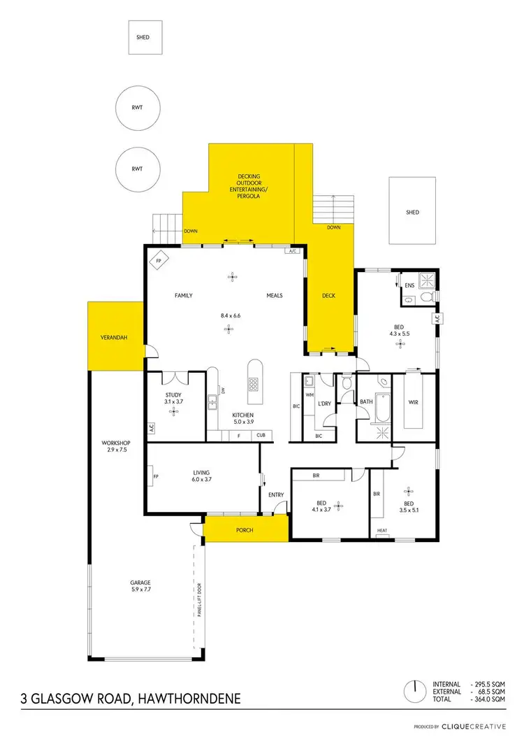 Floorplan of Homely house listing, 3 Glasgow Road, Hawthorndene SA 5051