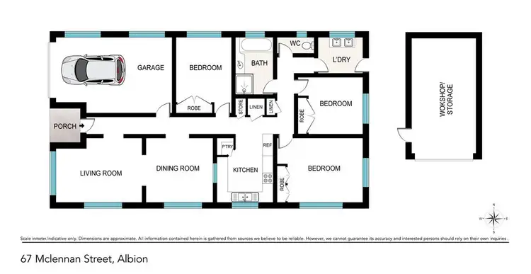 Floorplan of Homely house listing, 67 MCLENNAN Street, Albion QLD 4010
