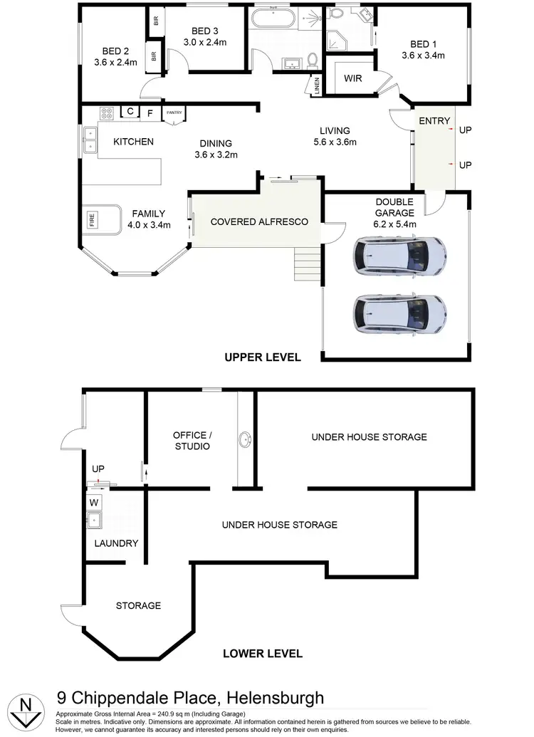 Floorplan of Homely house listing, 9 Chippendale Place, Helensburgh NSW 2508