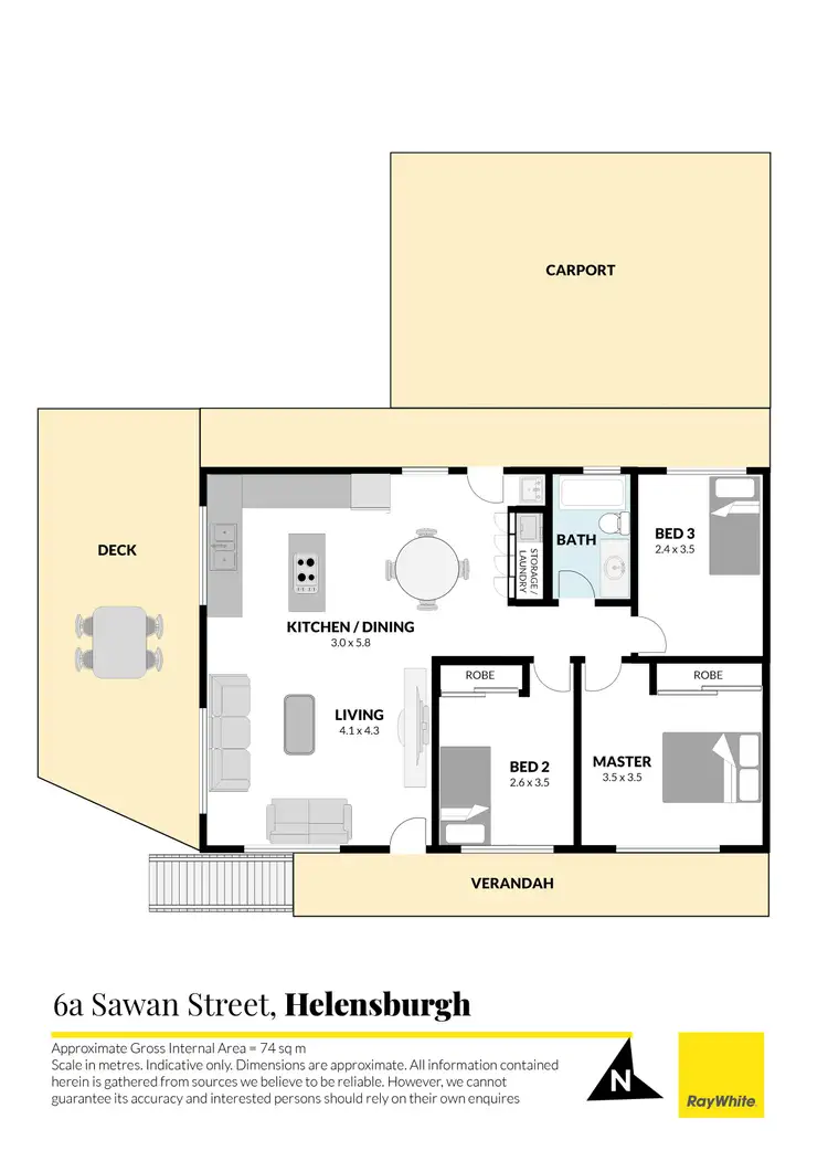 Floorplan of Homely house listing, 6a Sawan Street, Helensburgh NSW 2508