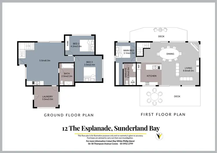 Floorplan of Homely house listing, 12 The Esplanade, Sunderland Bay VIC 3922