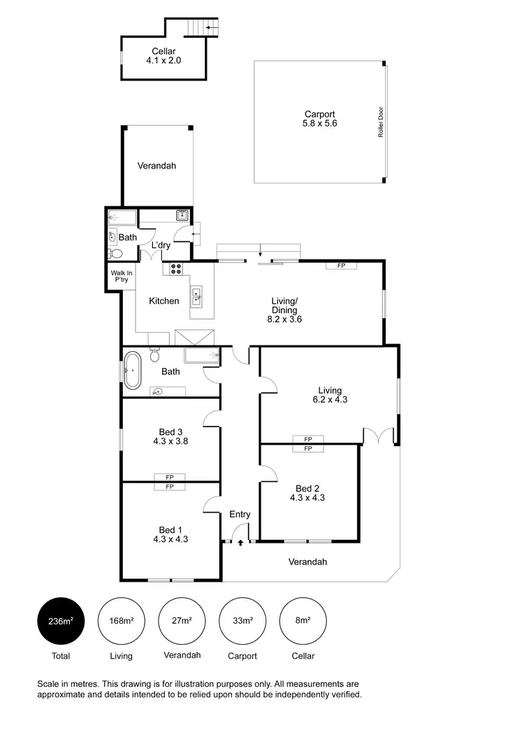 Floorplan of Homely house listing, 188 Military Road, Semaphore SA 5019