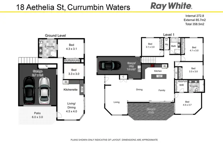 Floorplan of Homely house listing, 18 Aethalia Street, Currumbin Waters QLD 4223