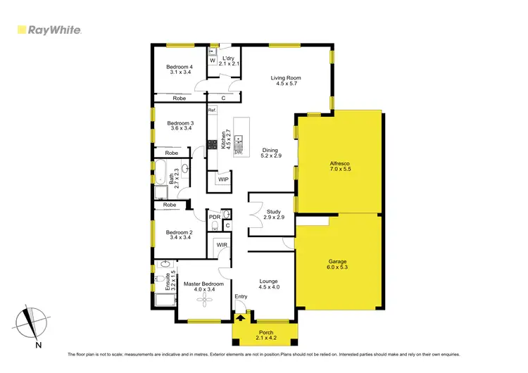 Floorplan of Homely house listing, 1 Palenque Terrace, Epping VIC 3076