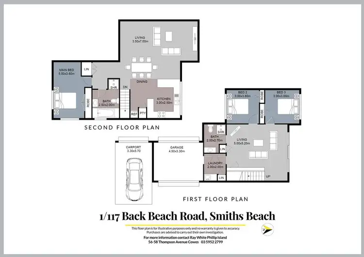 Floorplan of Homely house listing, 1/117 Back Beach Road, Smiths Beach VIC 3922