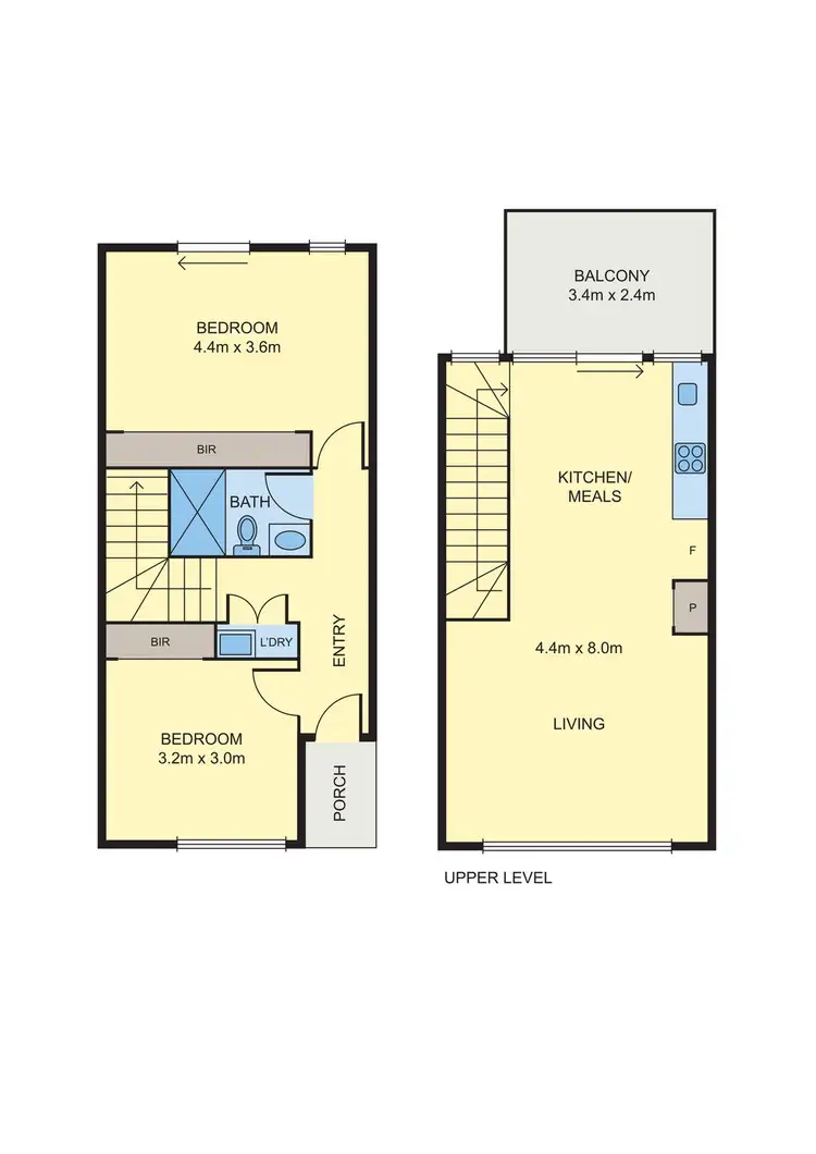 Floorplan of Homely townhouse listing, 9/24 Park Street, Moonee Ponds VIC 3039