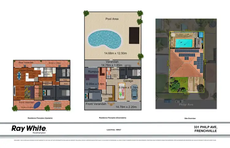 Floorplan of Homely house listing, 331 Philp Avenue, Frenchville QLD 4701