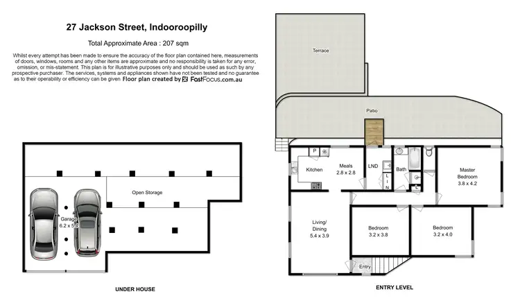 Floorplan of Homely house listing, 27 Jackson Street, Indooroopilly QLD 4068