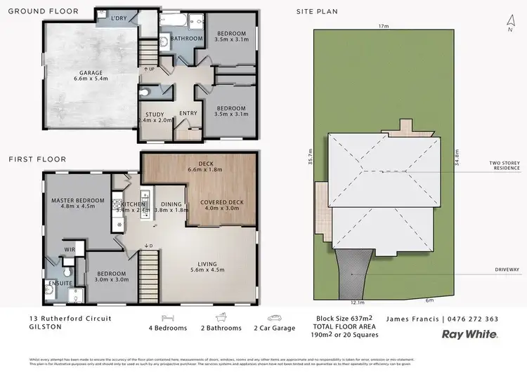 Floorplan of Homely house listing, 13 Rutherford Circuit, Gilston QLD 4211