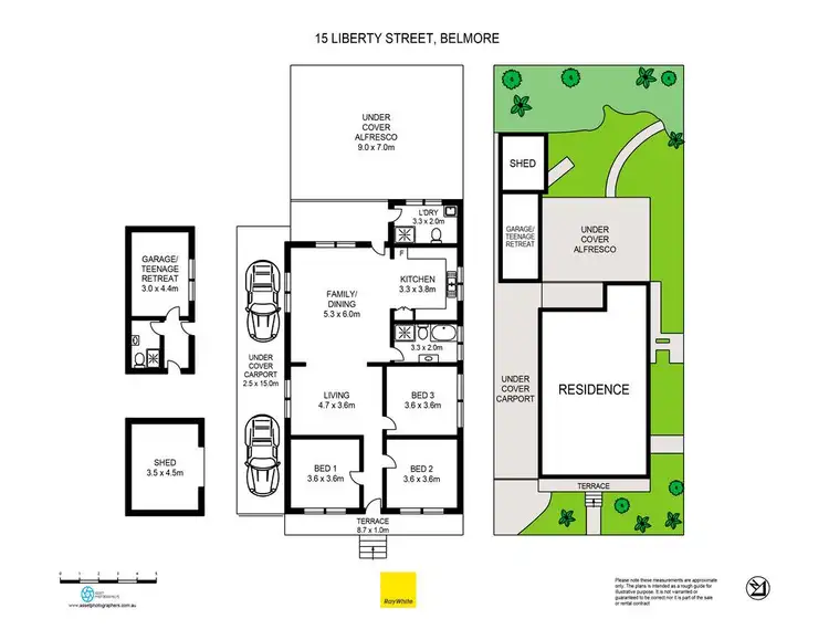 Floorplan of Homely house listing, 15 Liberty Street, Belmore NSW 2192