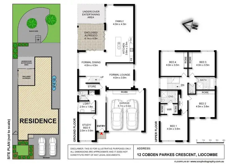 Floorplan of Homely house listing, 12 Cobden Parkes Crescent, Lidcombe NSW 2141