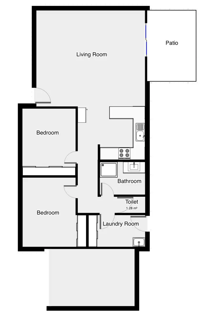 Floorplan of Homely house listing, 1/31 Flamingo Drive, Mildura VIC 3500