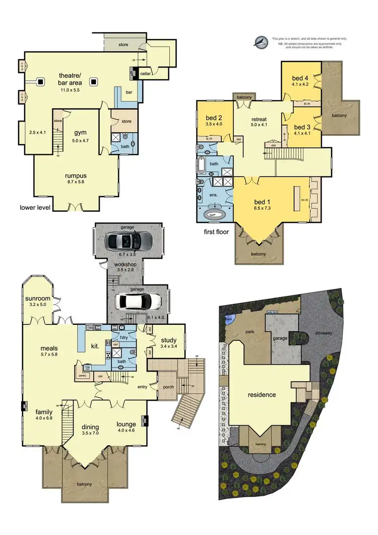 Floorplan of Homely house listing, 14 Cashins Mill Place, Lilydale VIC 3140