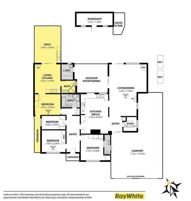 Floorplan of Homely house listing, 10 Partridge Street, Goolwa SA 5214