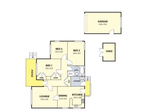 Floorplan of Homely house listing, 277 Princes Highway, Dapto NSW 2530