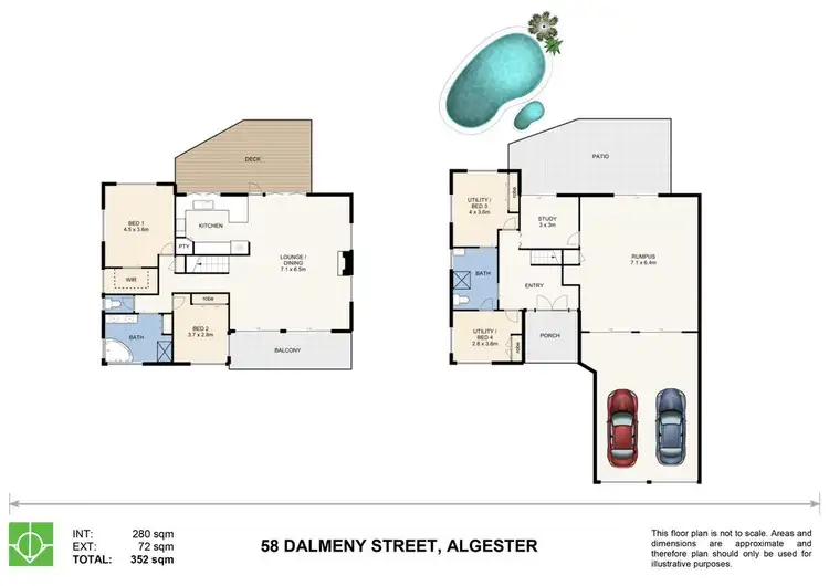 Floorplan of Homely house listing, 58 Dalmeny Street, Algester QLD 4115