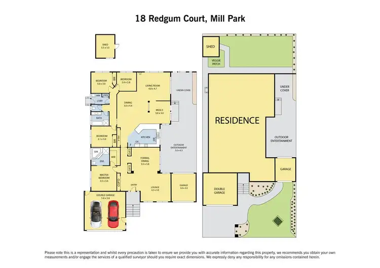 Floorplan of Homely house listing, 18 Redgum Court, Mill Park VIC 3082