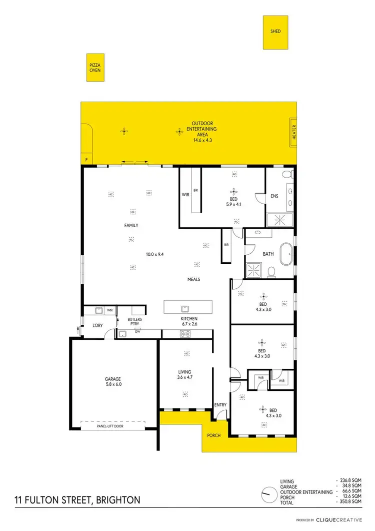 Floorplan of Homely house listing, 11 Fulton Street, Brighton SA 5048