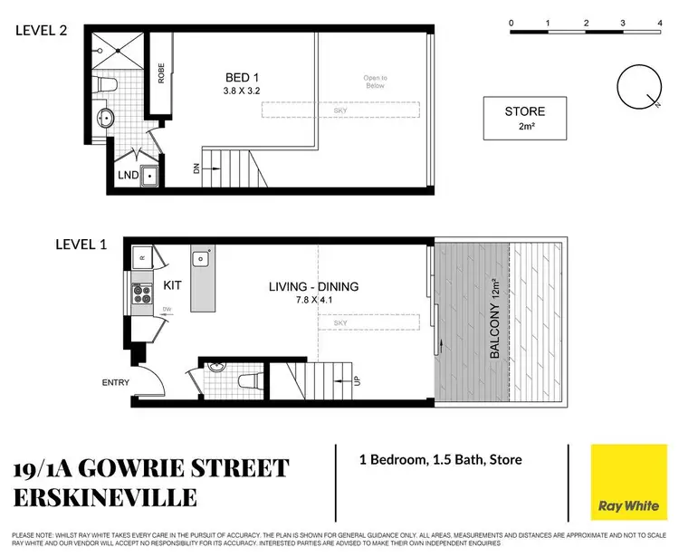 Floorplan of Homely apartment listing, 19/1a Gowrie Street, Newtown NSW 2042